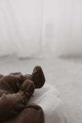 Chocolate knit Booties