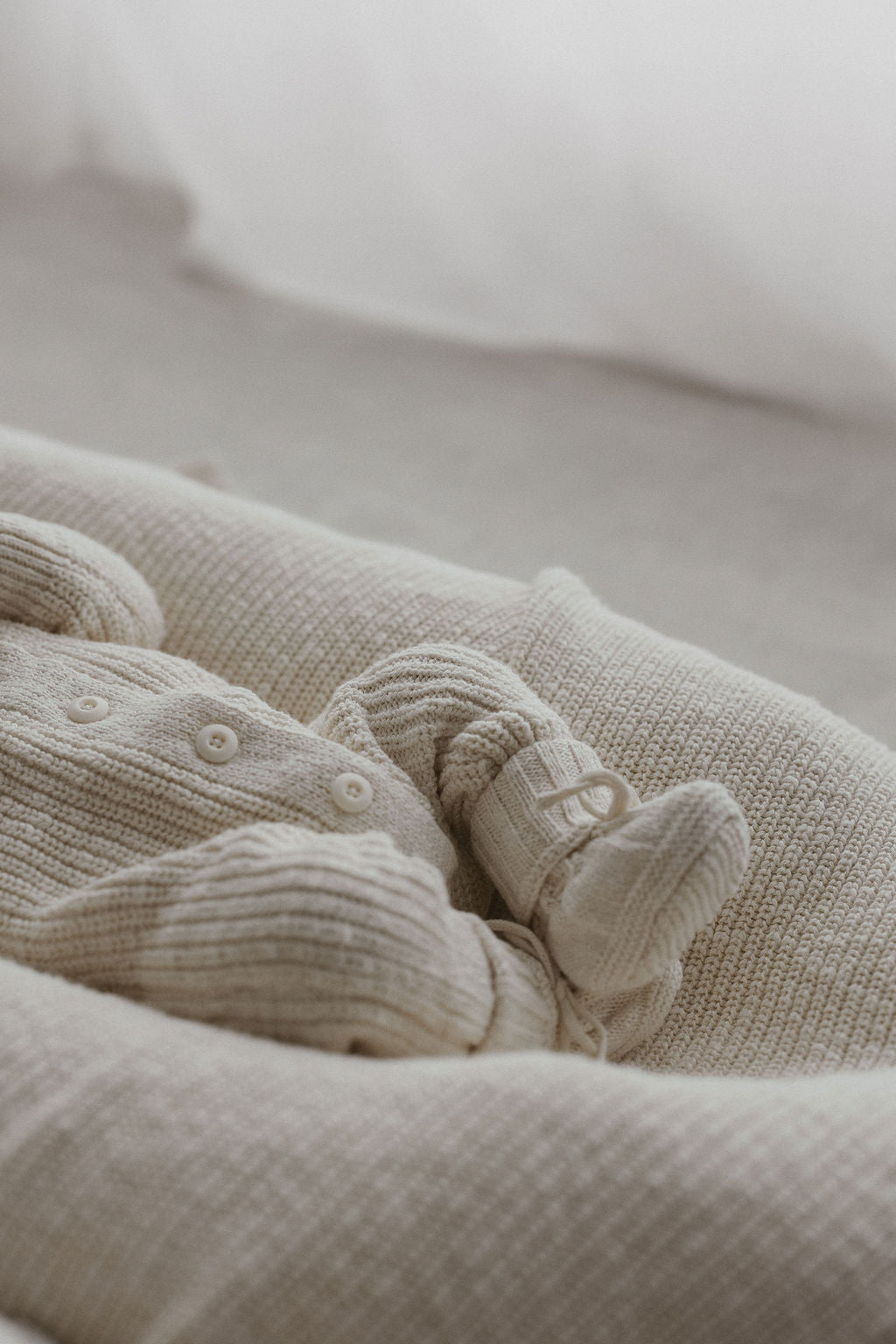 Pearl Knit Booties