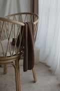Chocolate Knit Blanket
