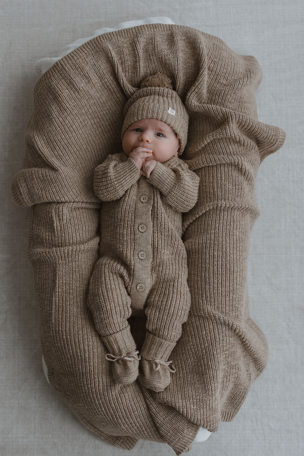 Sandstone Knit Romper