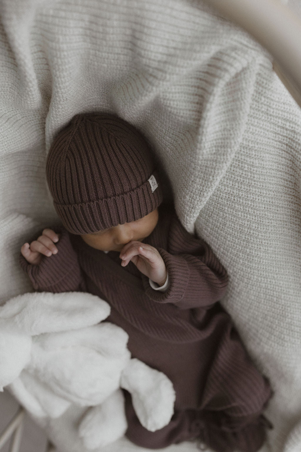 Chocolate knit Beanie