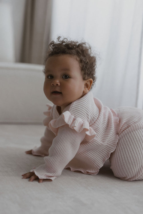 Blush Frill Wrap Set
